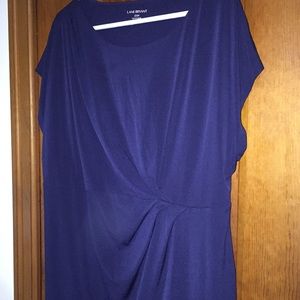 22/24 lane Bryant drape waist top